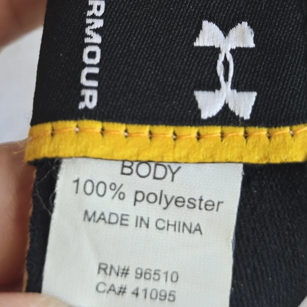 Under Armour Men's Yellow and Black Sports Visor.